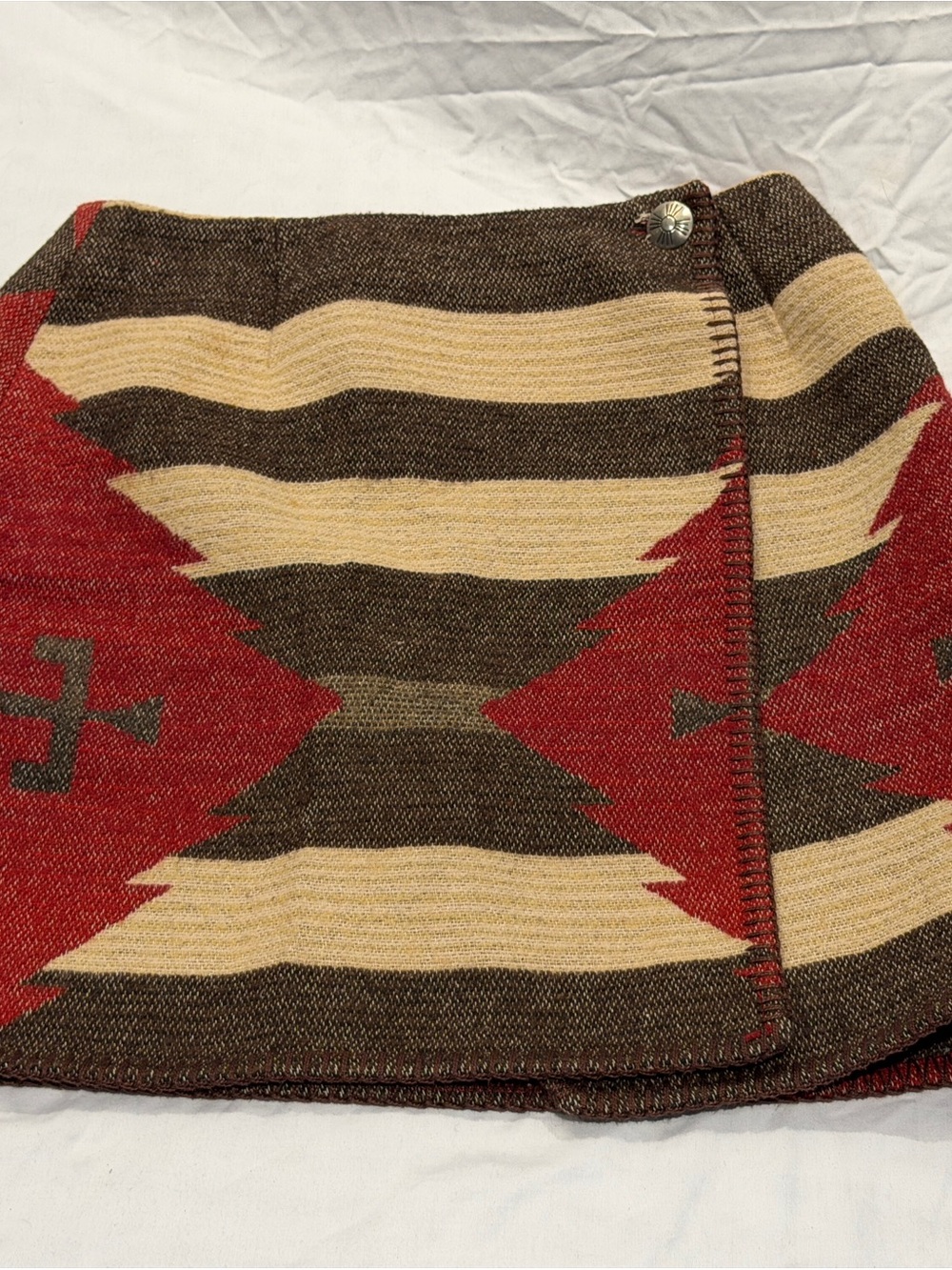 Authentic Rare Ralph Lauren Vintage Country Southwestern Blanket Wrap Skirt Sz 6 - Picture 3 of 9